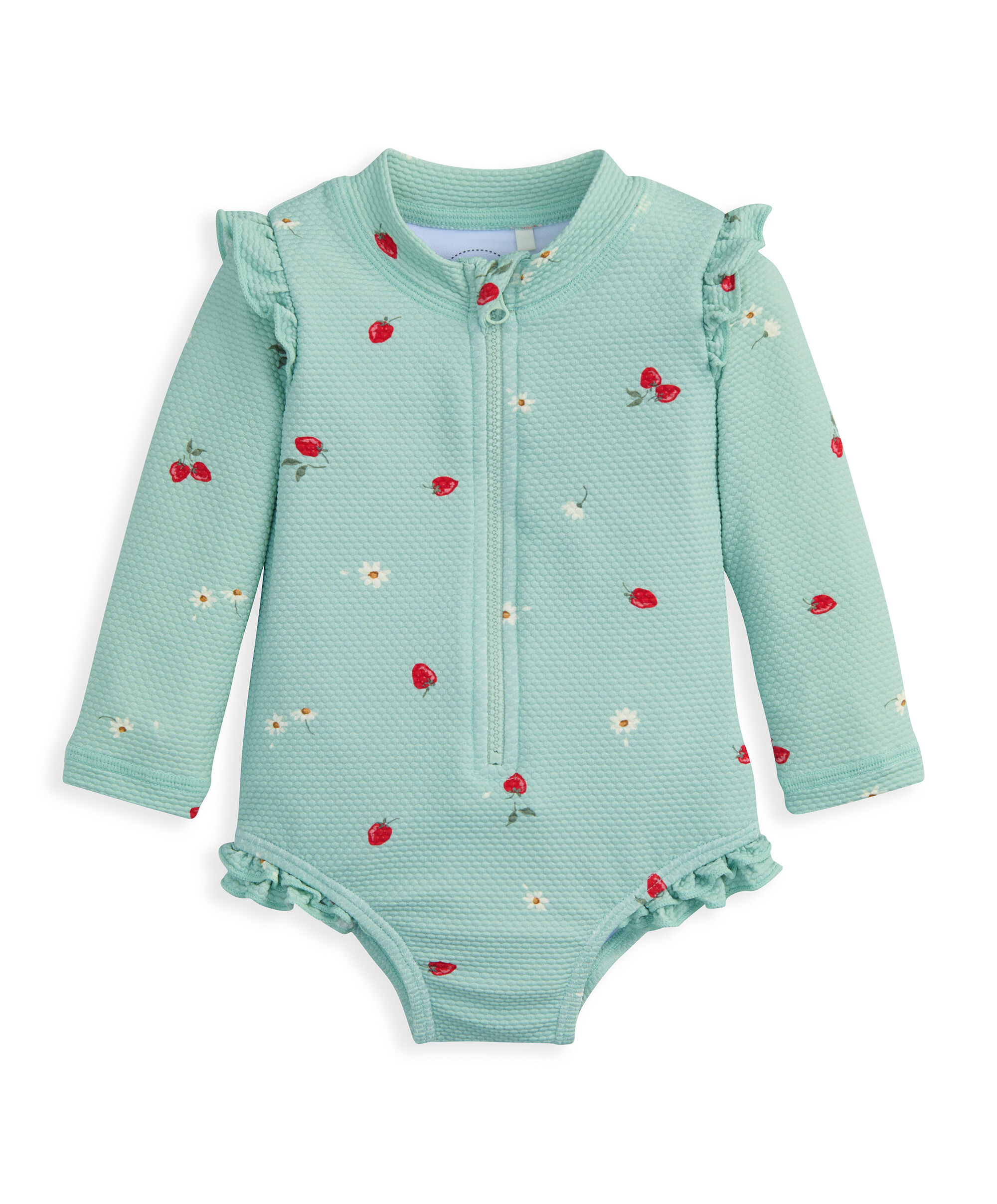 بدلة سباحة بنقشة فراولة image number 2