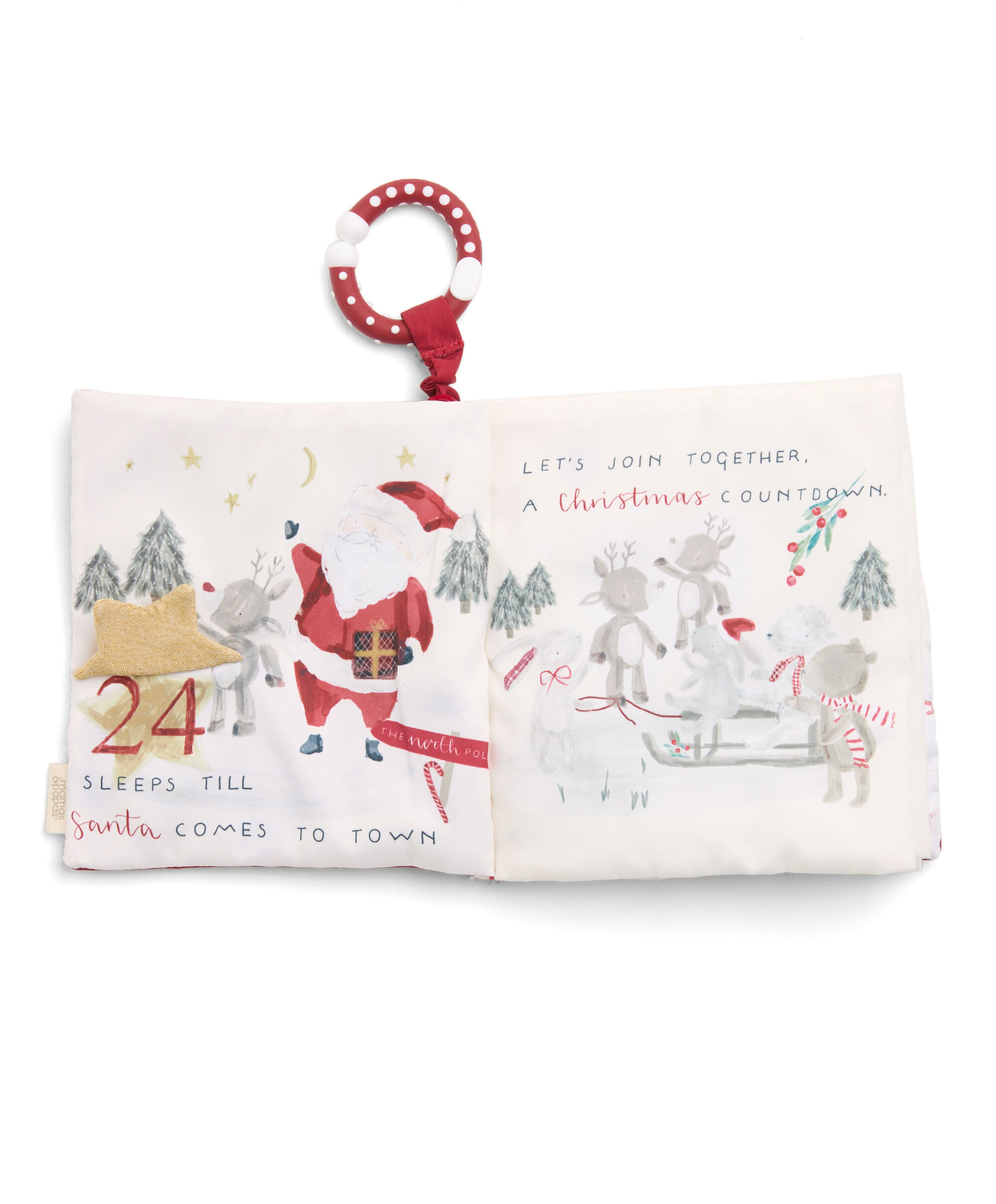 كتاب أنشطة أحمر بنقشة "سبرينكل اوف كريسماس" image number 3