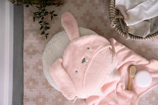 منشفة بغطاء رأس بتصميم أرنب منشفة بغطاء رأس بتصميم أرنب image number 2