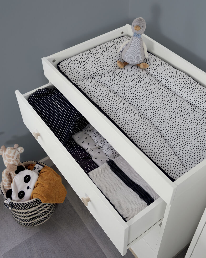 مفرش تغيير الحفاضات - نقشة نقاط image number 4