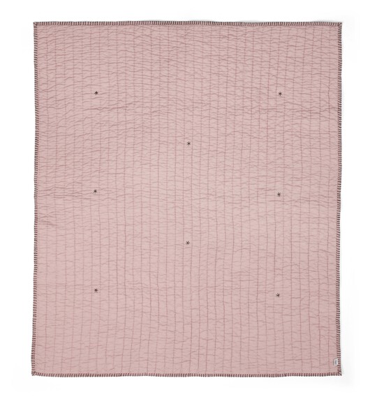غطاء سرير - باللون الوردي السادة image number 1