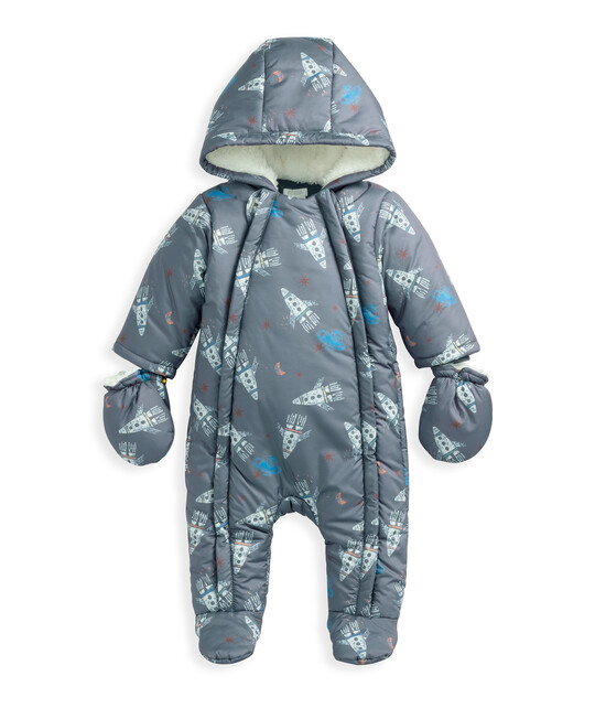 أوفرول شتوي للثلج بنقشة صواريخ بالكامل أوفرول شتوي للثلج بنقشة صواريخ بالكامل image number 2