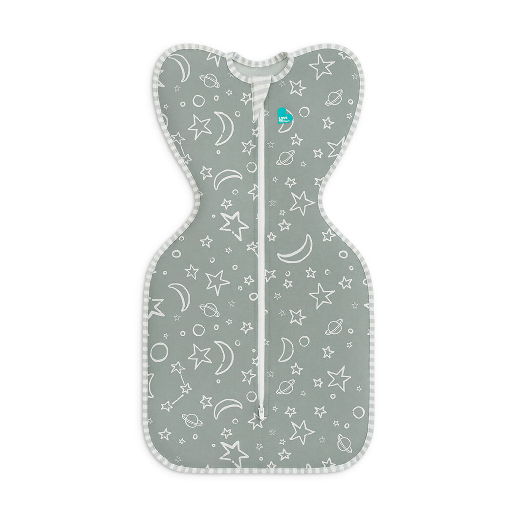 Love to Dream Swaddle UP Bamboo Original Stars & Moon - Olive (Small) image number 2