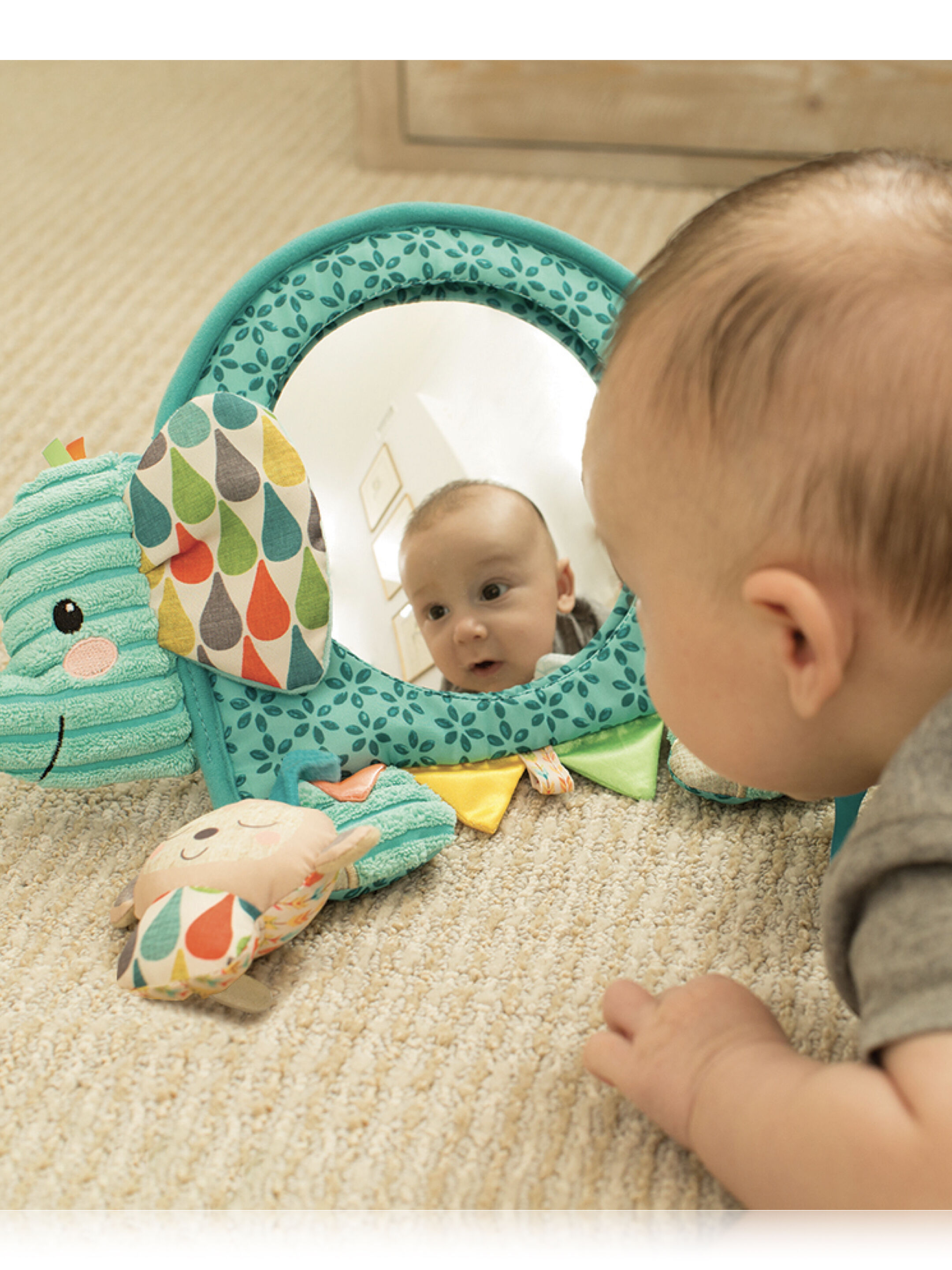 مرآة للعب والأنشطة جو جاجا بتصميم فيل من إنفانتينو image number 2