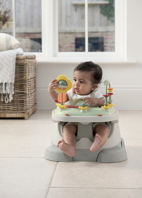 مقعد باغ داعم وأرضي 3 في 1 بصينية ألعاب - بيبل مقعد باغ داعم وأرضي 3 في 1 بصينية ألعاب - بيبل