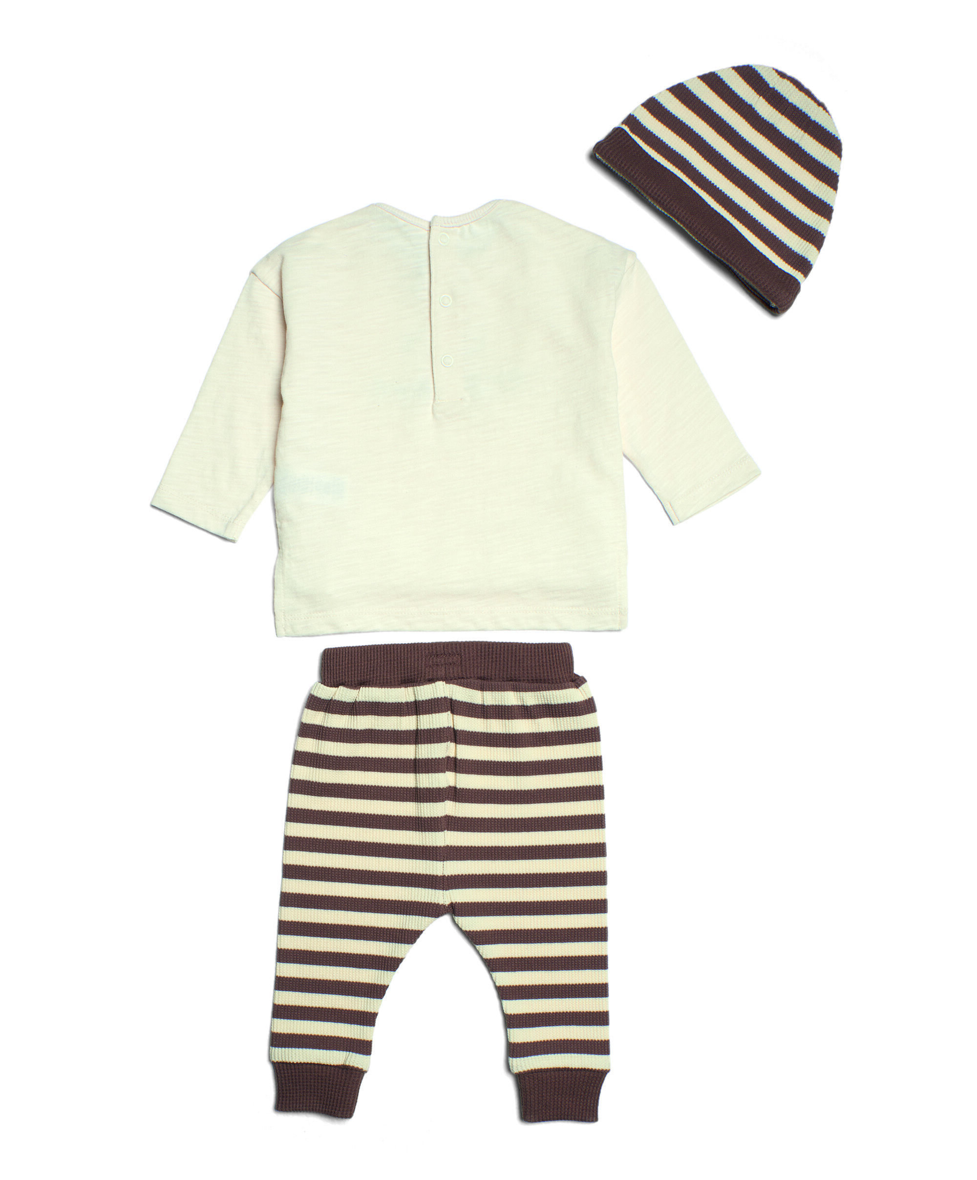 طقم بنسيج متشابك مع قبعة image number 2