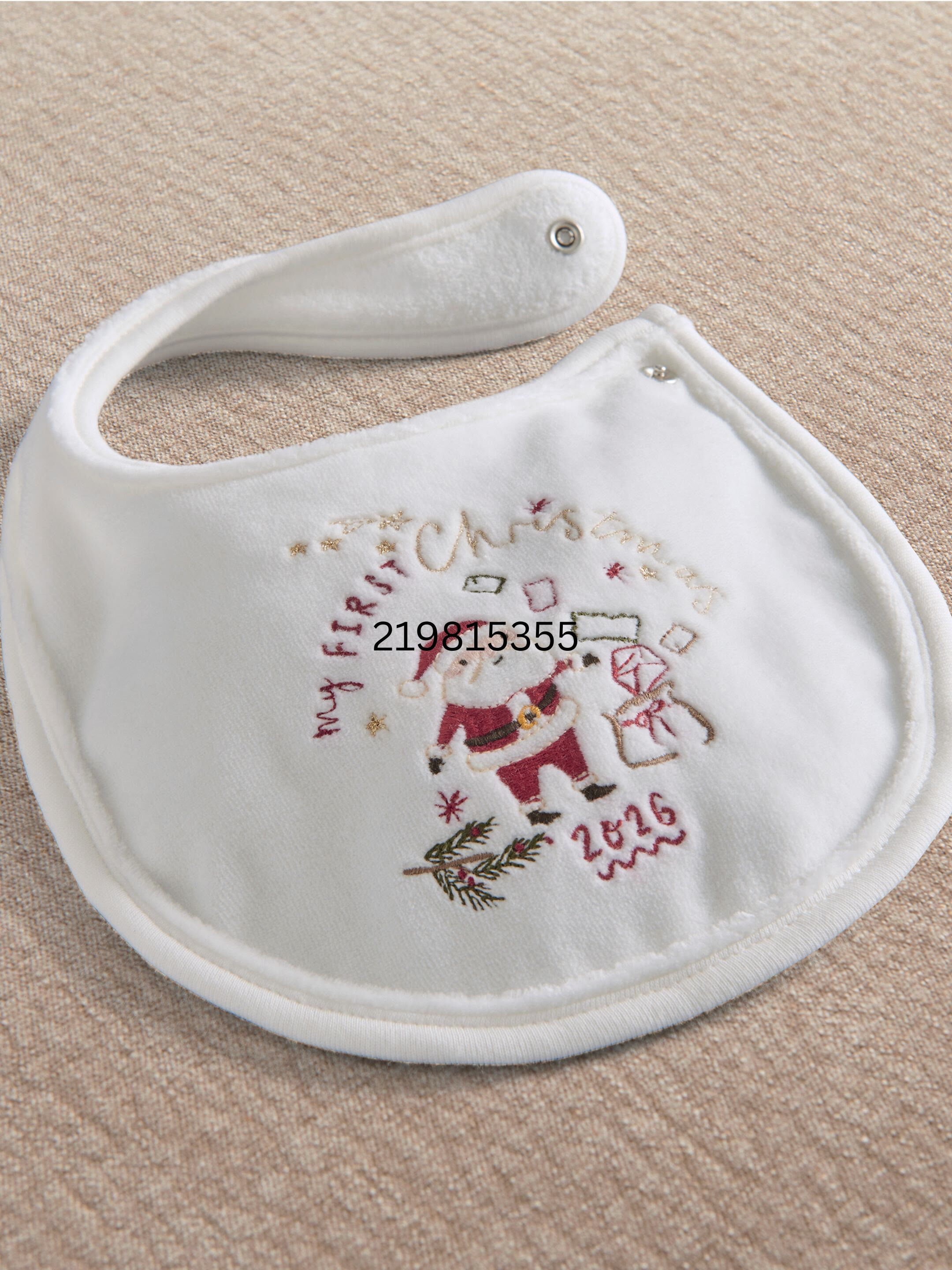 My 1st Christmas Bib image number 3