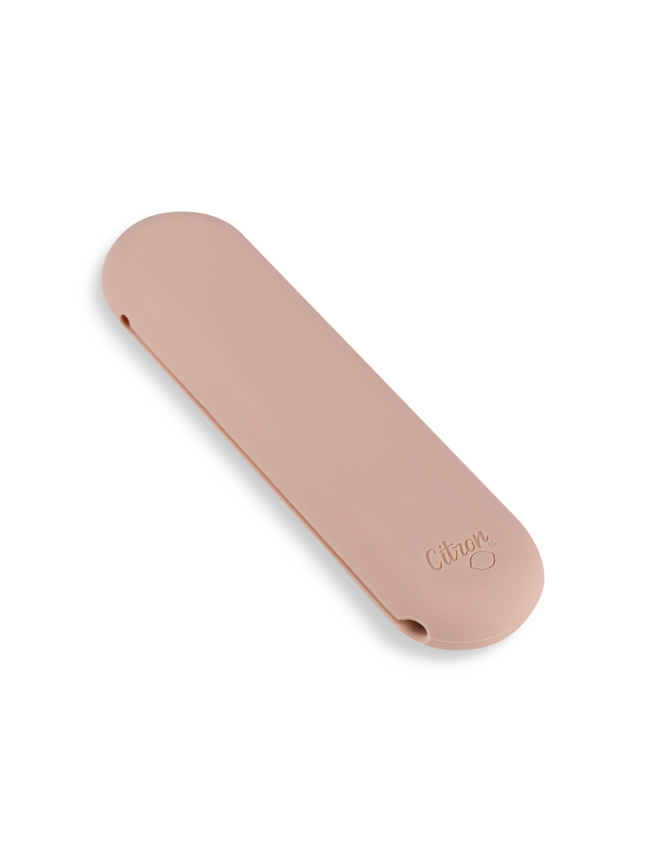 طقم أدوات طعام من مواد حيوية من سيترون - زوجان مع حافظة بلون وردي/كريمي image number 2