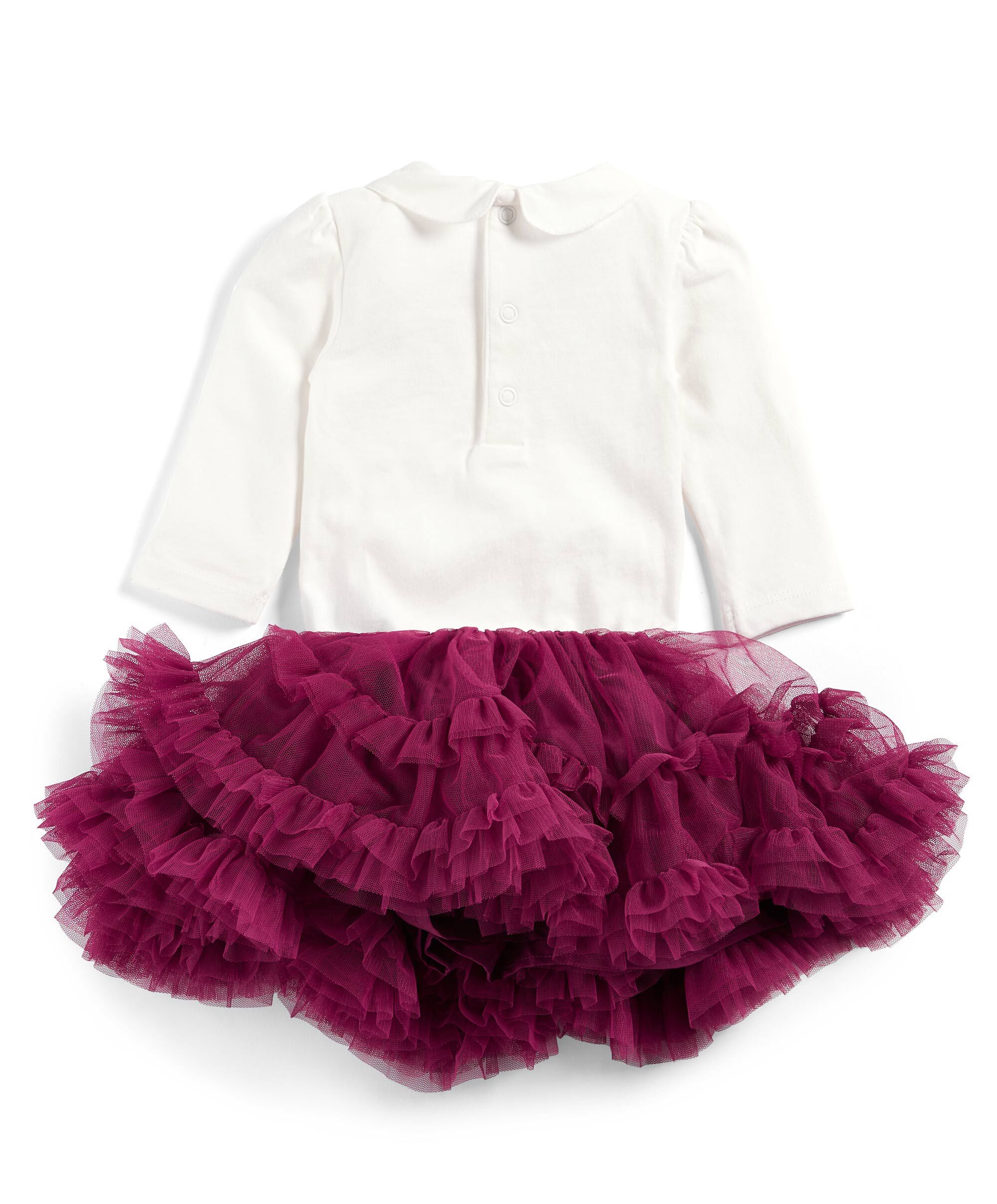 طقم لباس قطعة واحدة وتنورة كشكش image number 2