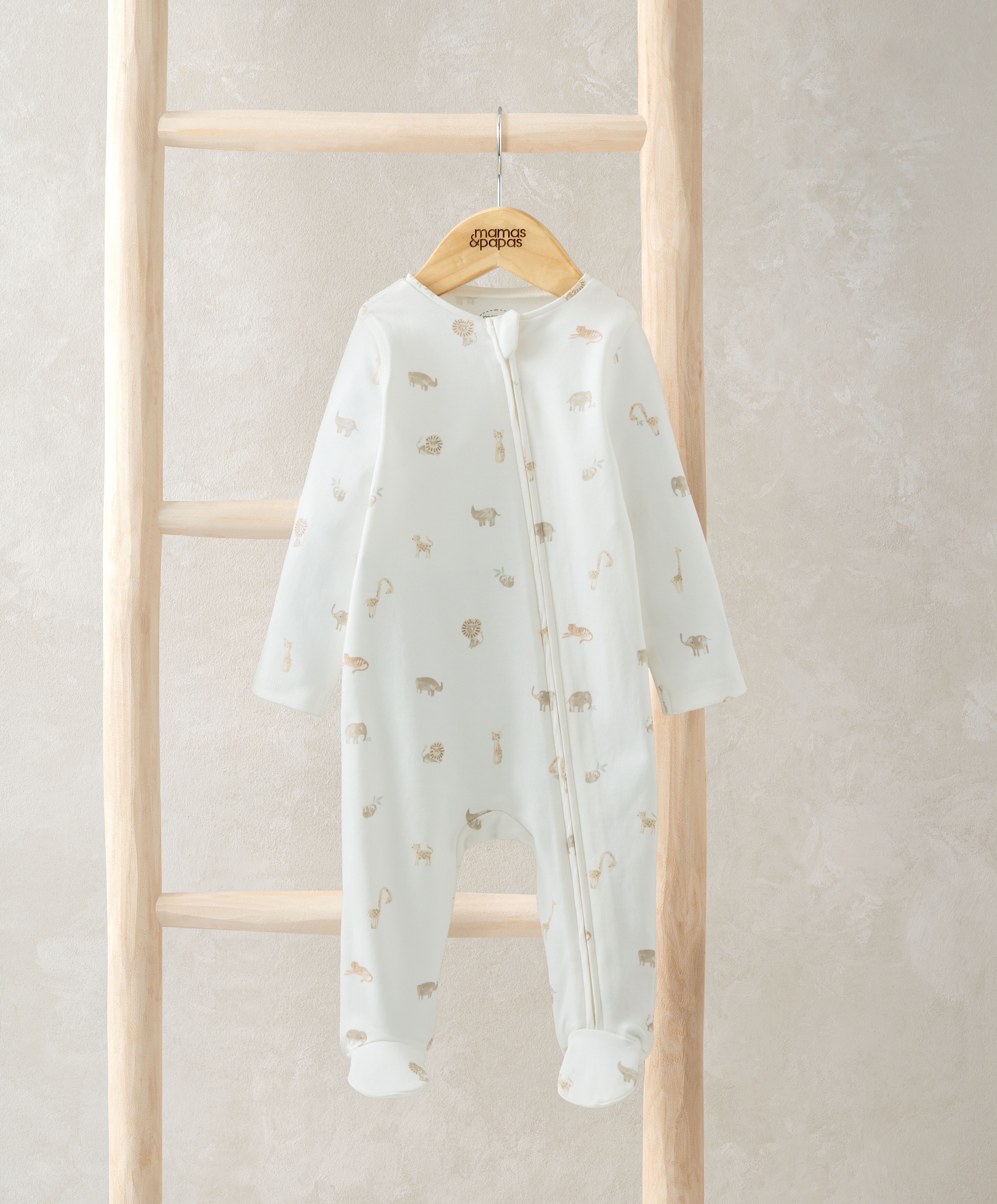 لباس الكل في واحد بنقشة سفاري بالكامل