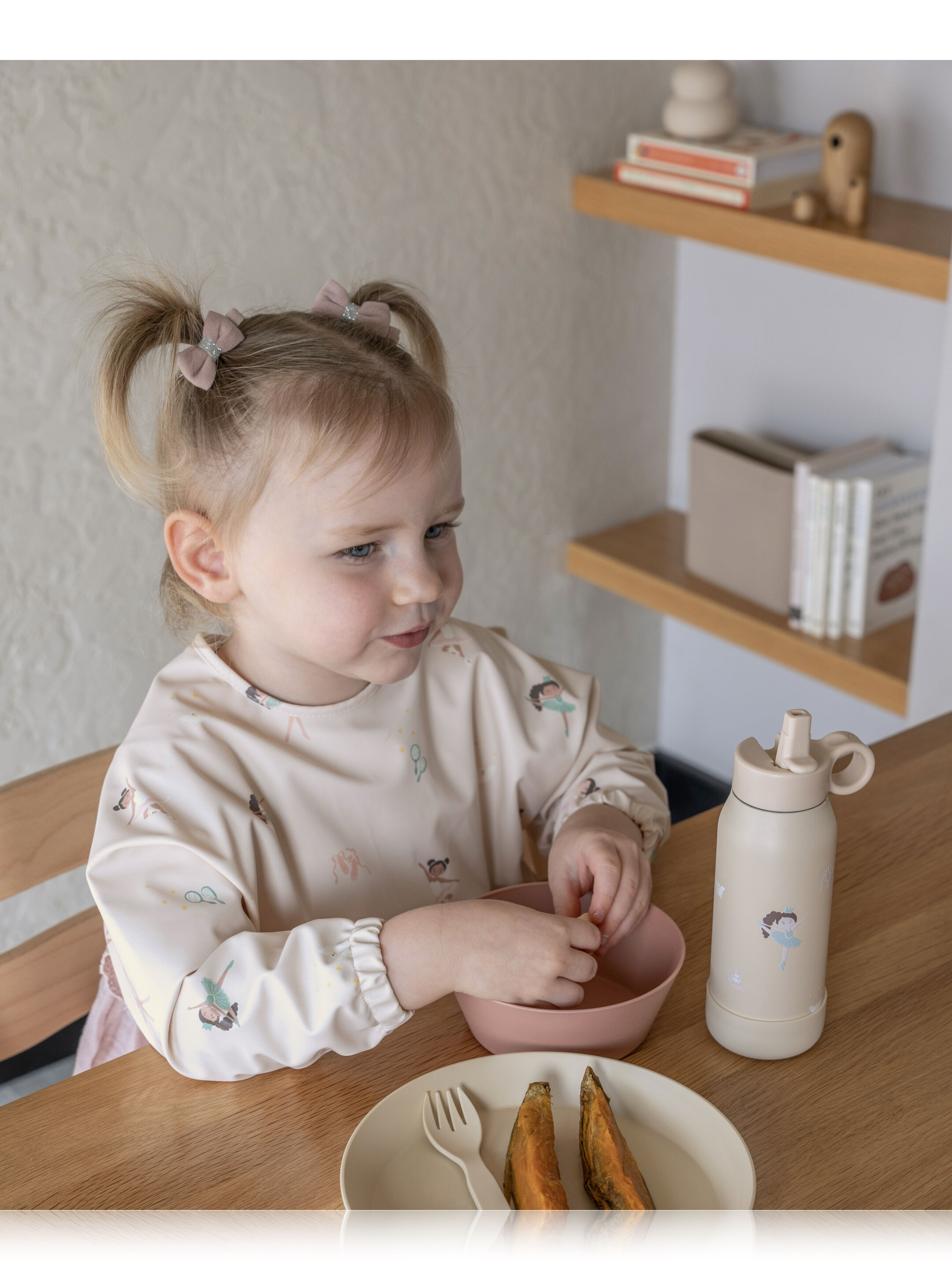 صدرية بأكمام طويلة من سيترون - نقشة راقصة باليه