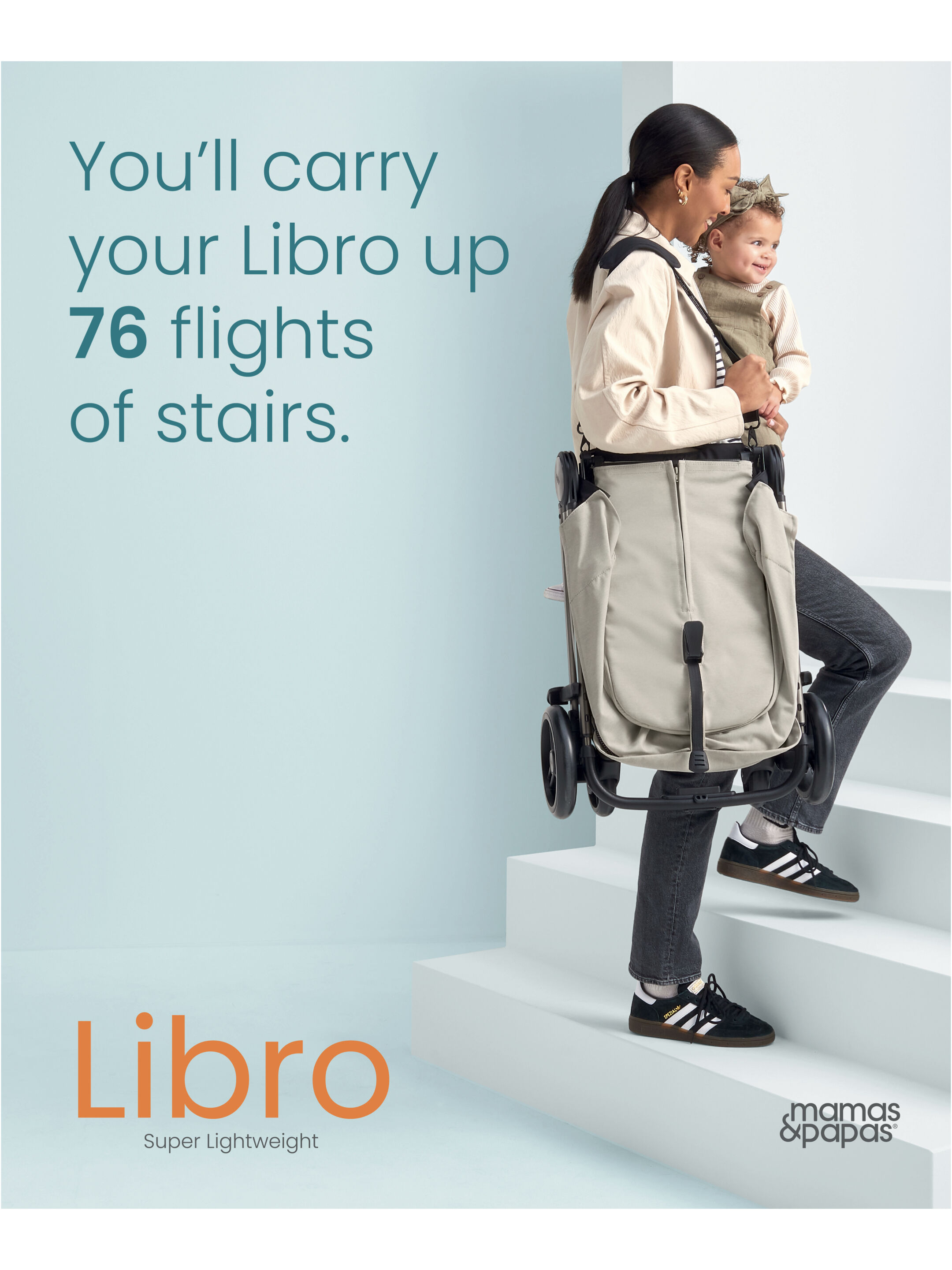 عربة أطفال خفيفة الوزن من ليبرو - موريل image number 3