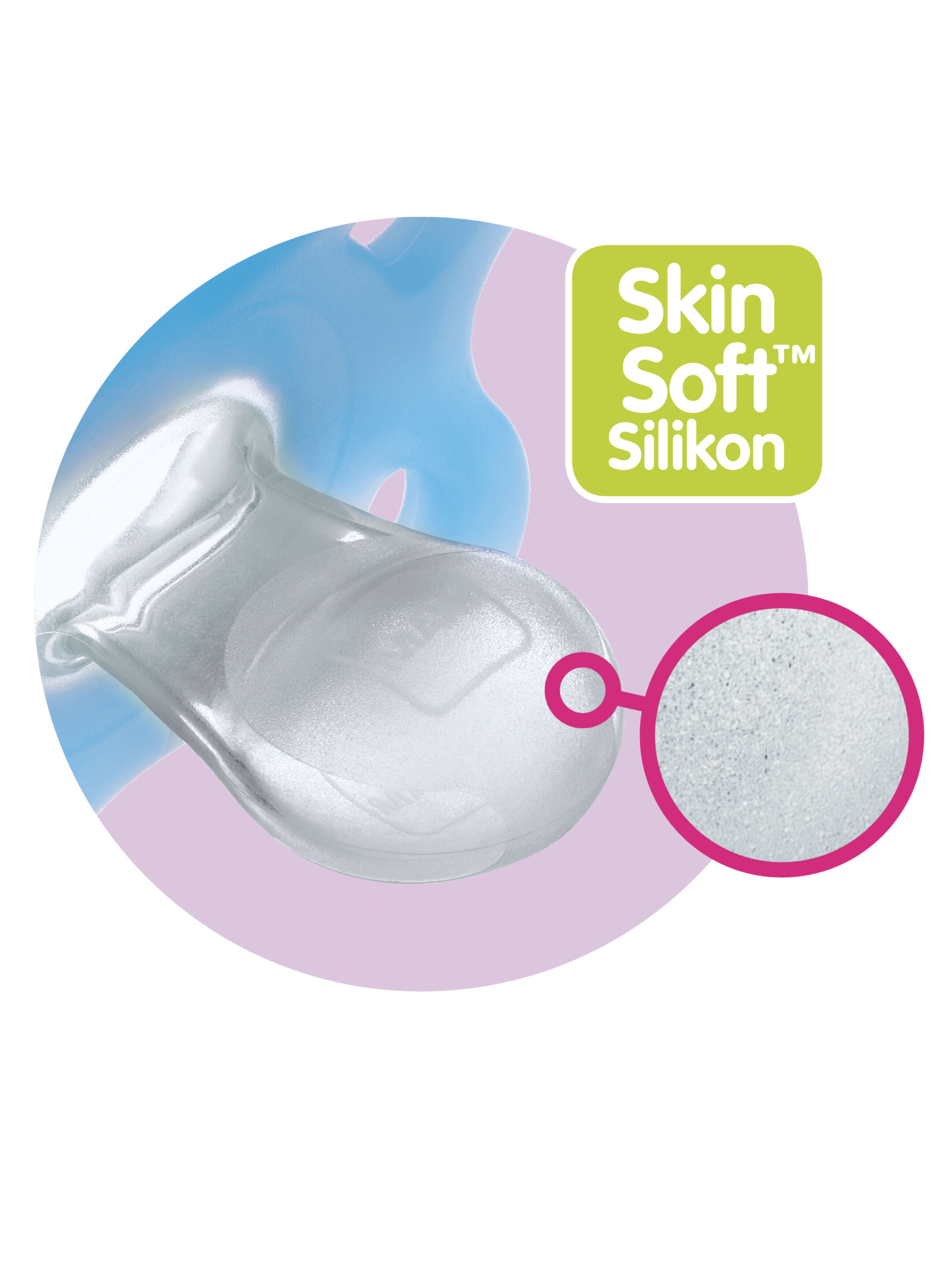 مجموعة لهايات مام بايبي كومفرت سيليكون من الولادة إلى ثلاث أشهر - سي لايف بلو وبيج، قطعتين image number 5