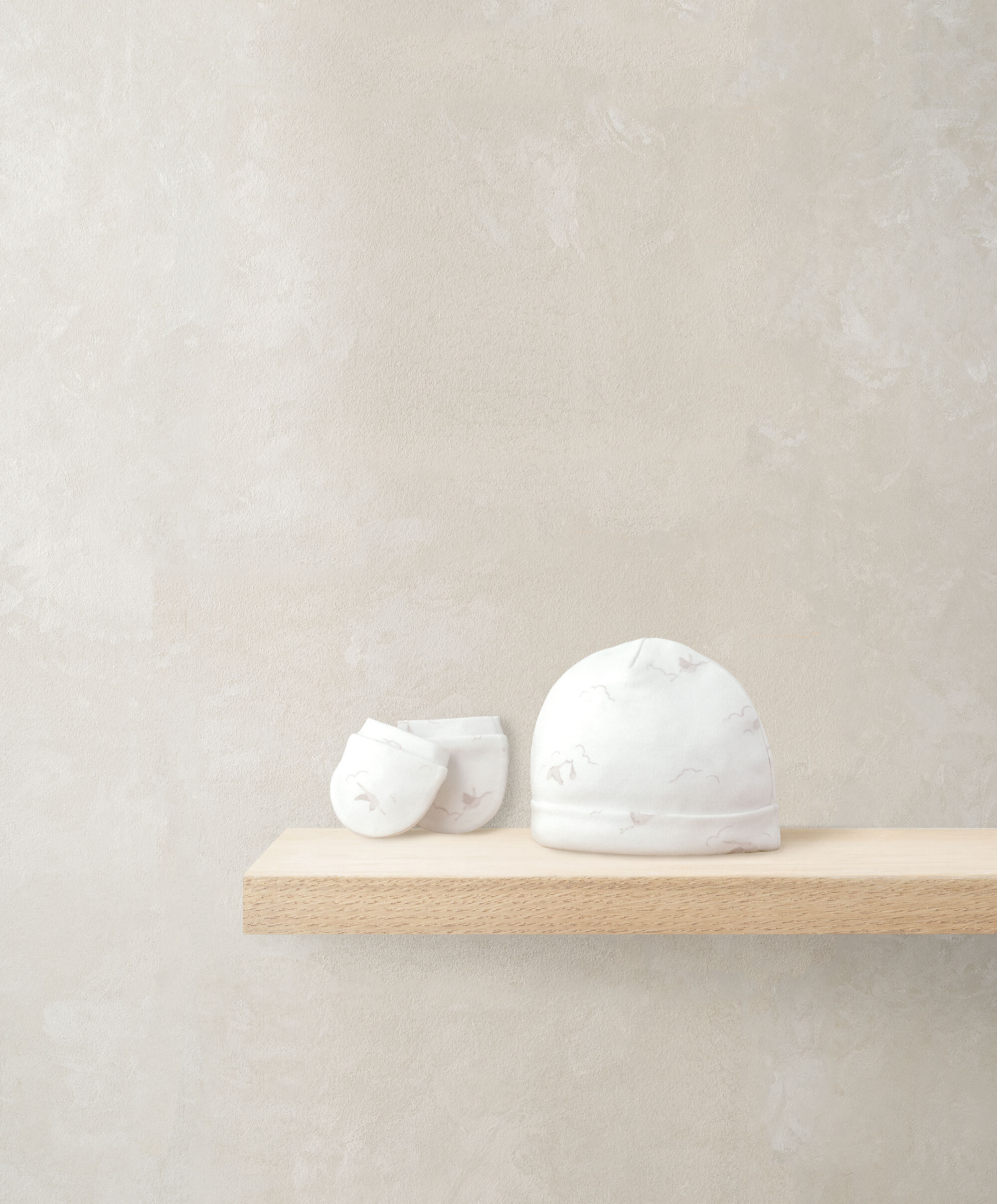 Stork Baby Hats & Mitts Set - Premature