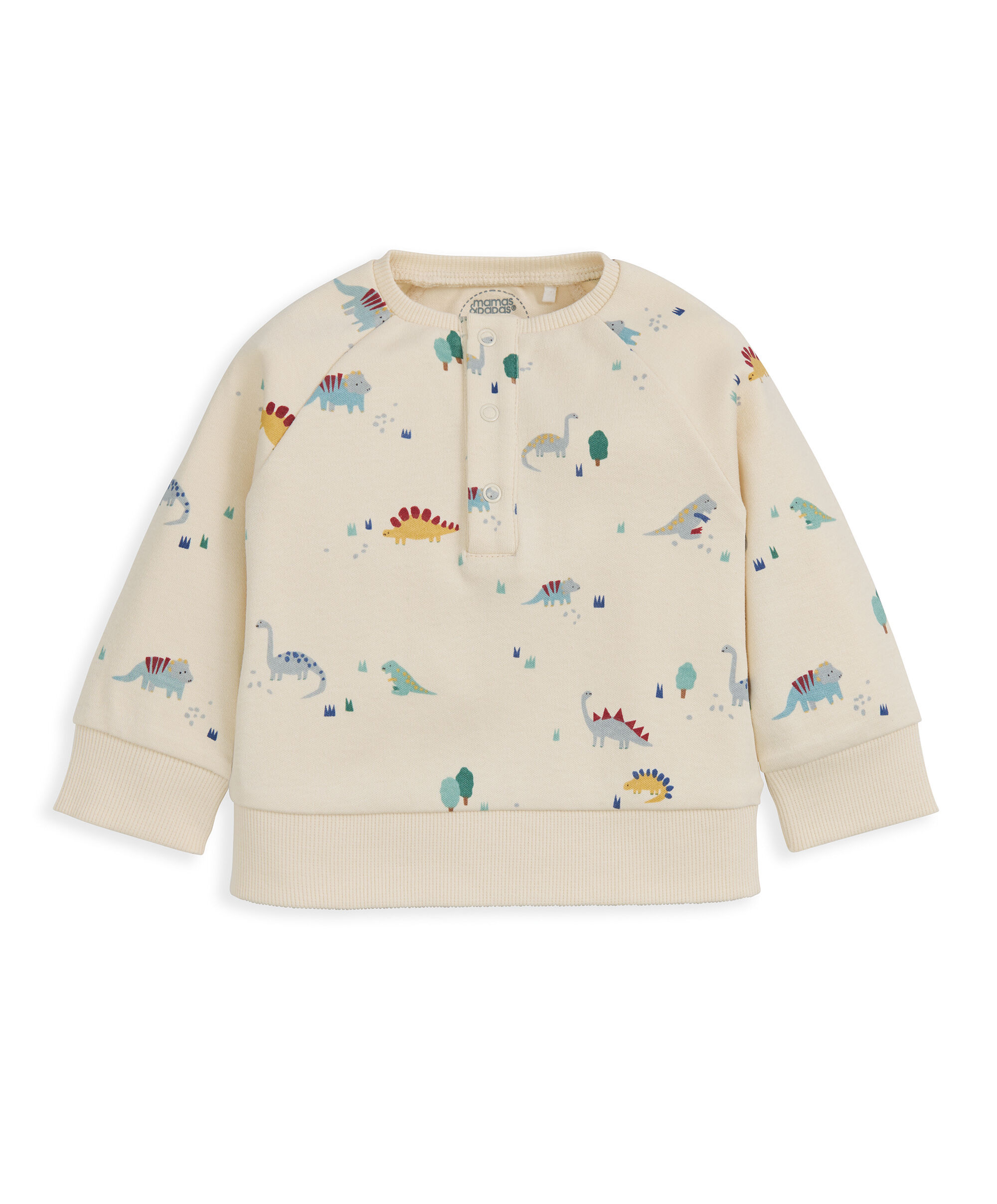 طقم بيجامة بنقشة ديناصور جيرسيه image number 3