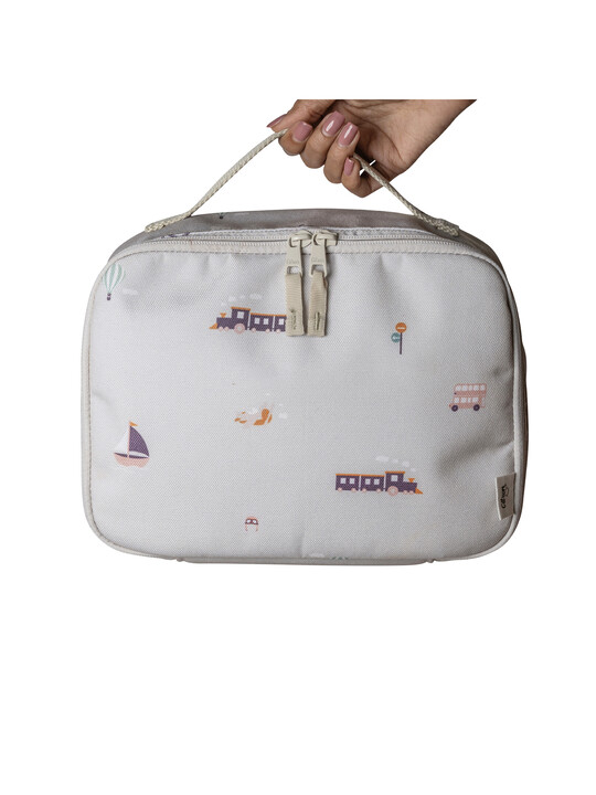 حقيبة غداء عازلة للحرارة بتصميم مربع من سيترون - نقشة مركبات حقيبة غداء عازلة للحرارة بتصميم مربع من سيترون - نقشة مركبات image number 5