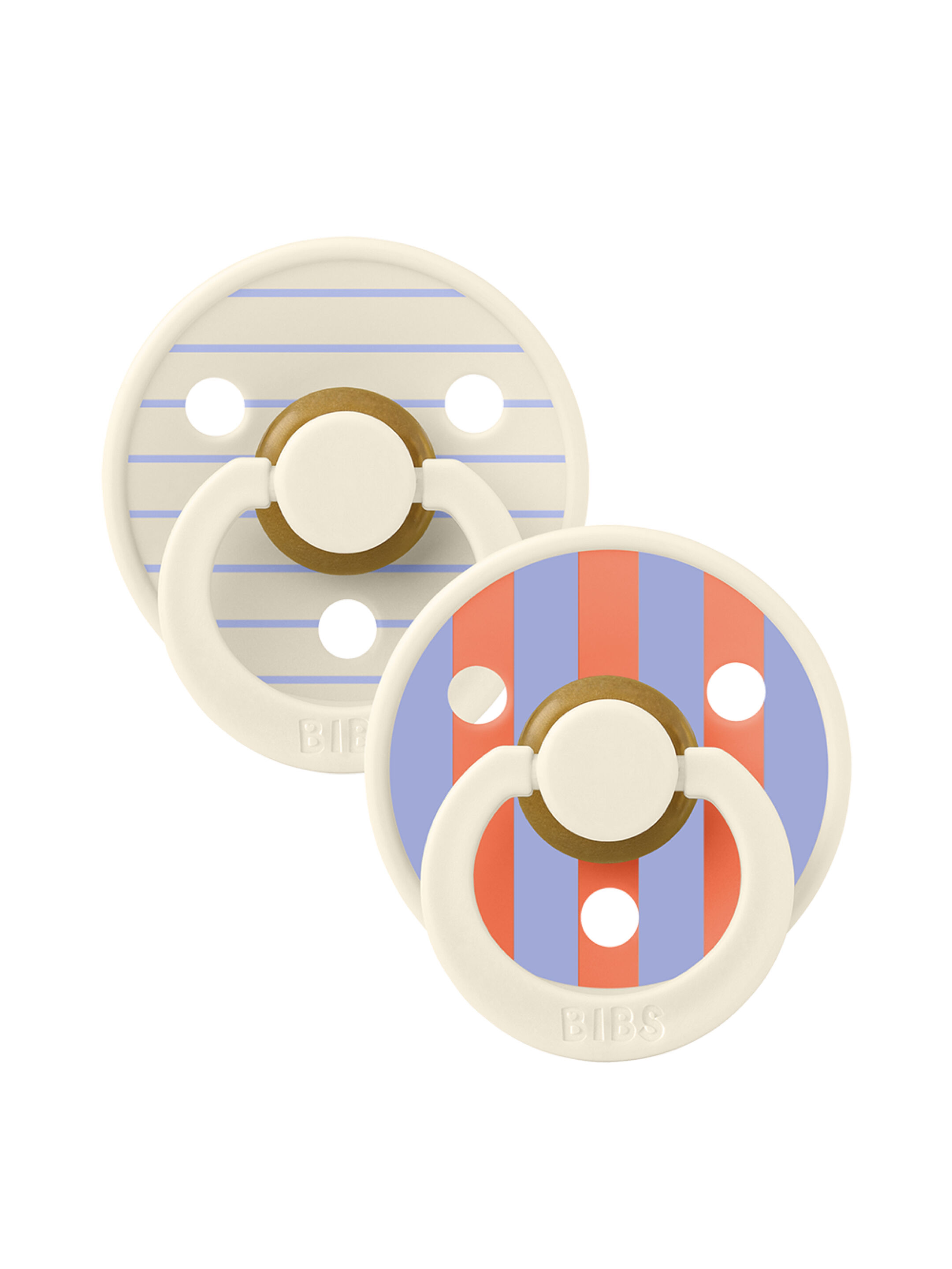 مجموعة لهايات بيبس كولور بين لاتكس مقاس 2 للأطفال من 6 شهور فأكثر بلون عاجي متنوع - قطعتان