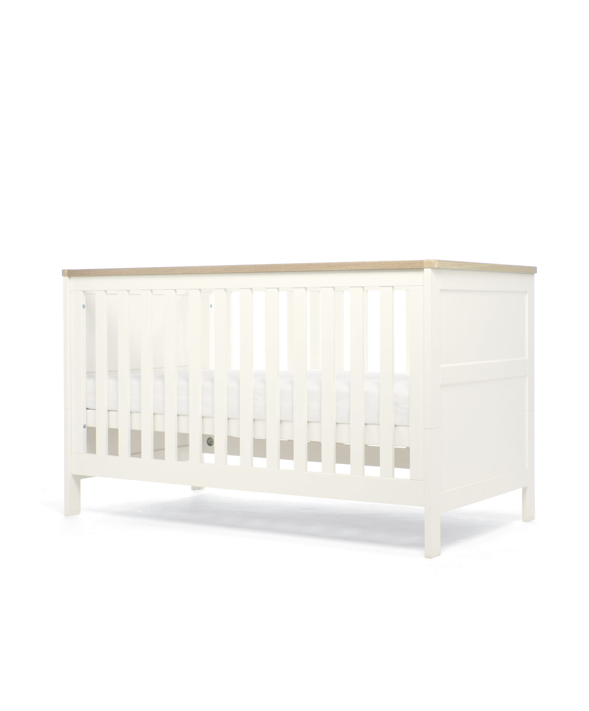 سرير أطفال ويدمور - أبيض / أوك image number 5