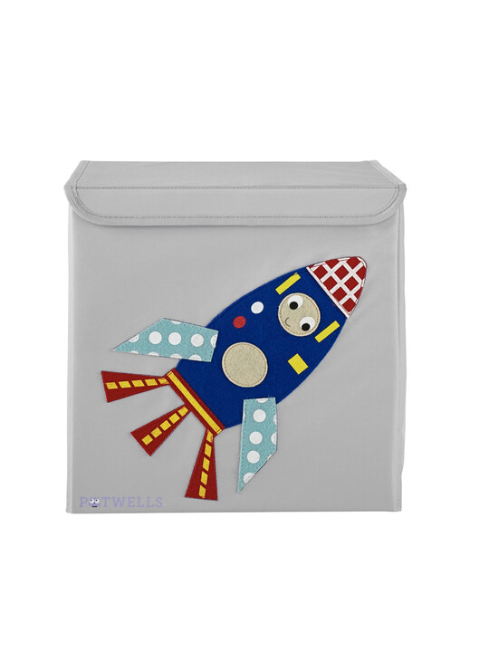 صندوق تخزين للأطفال من بوتويلز - تصميم صاروخ image number 1