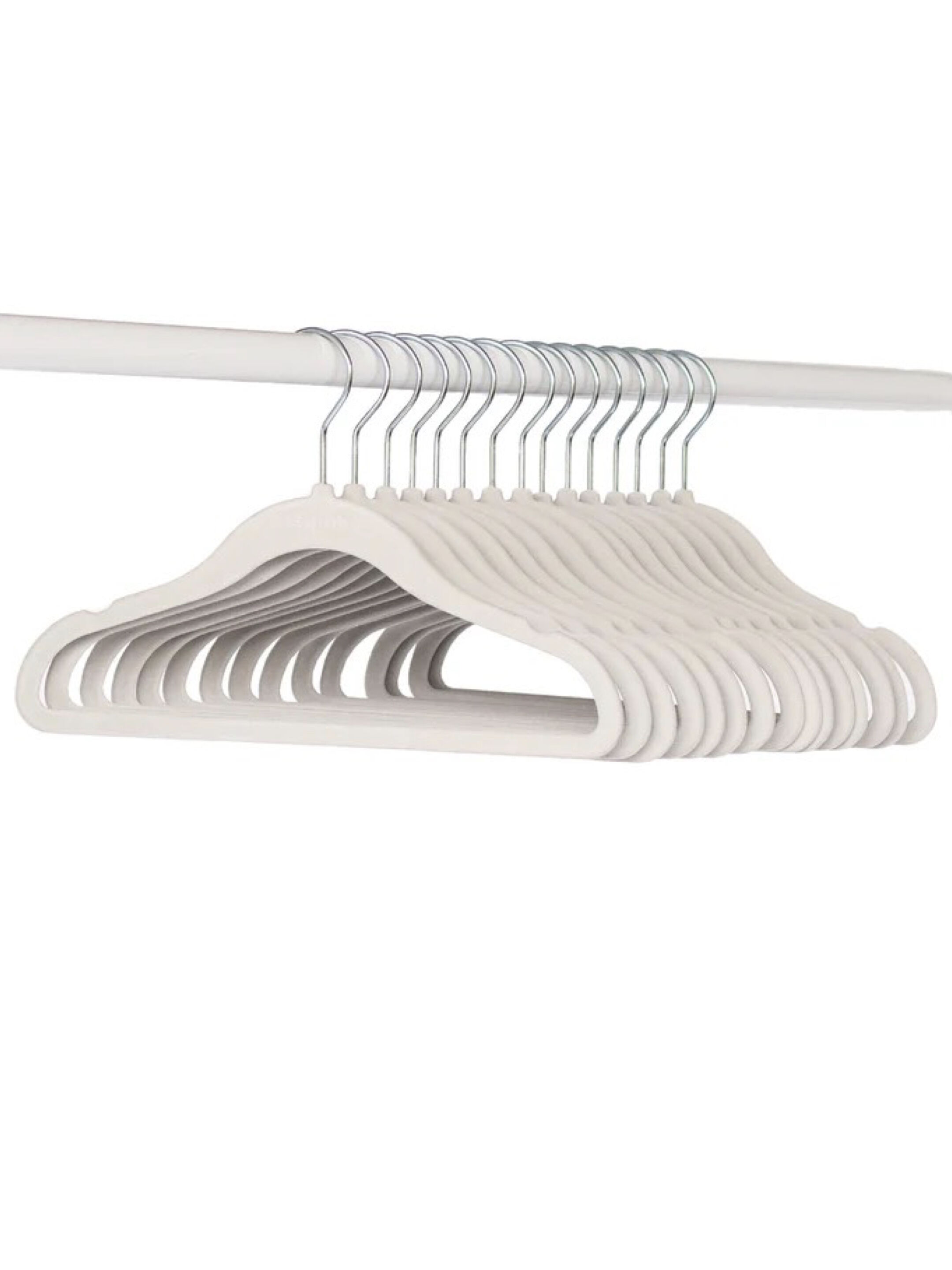 مجموعة علاقات مخمل من 3 سبراوتس بلون رمادي - 15 قطعة image number 1