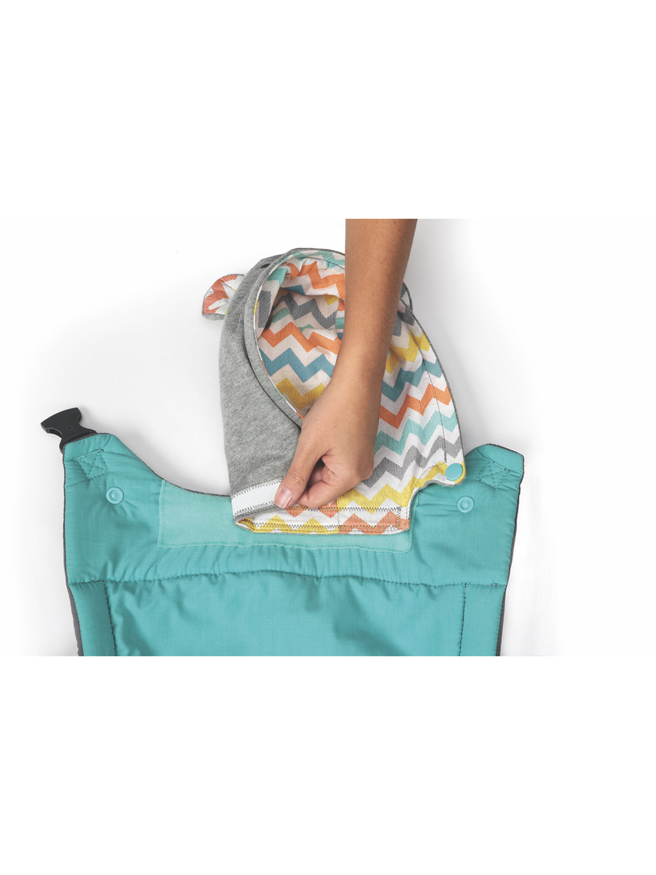 حمالة أطفال كادل أب بتصميم مريح غطاء رأس من إنفانتينو image number 5