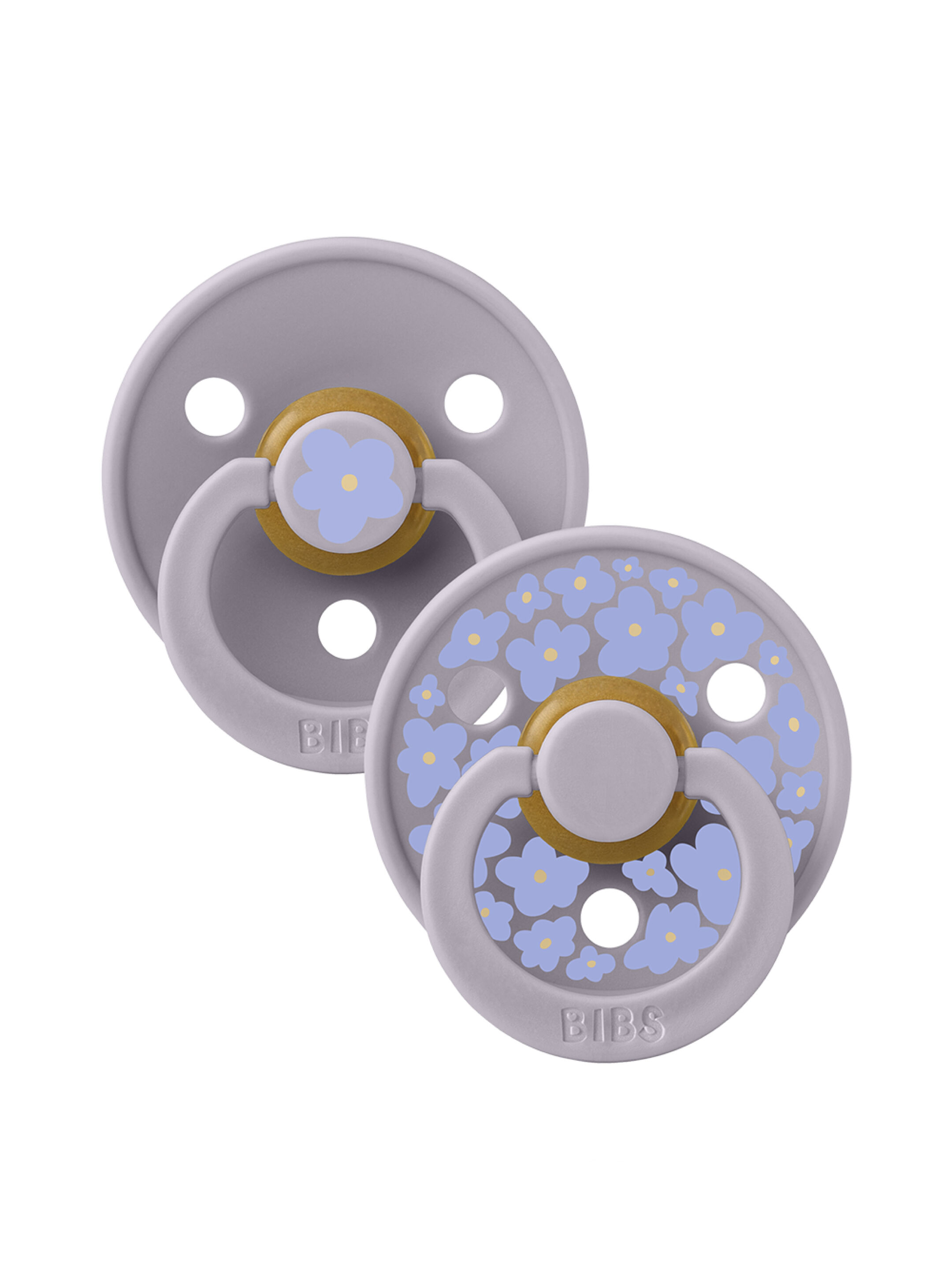 مجموعة لهايات بيبس كولور ديزي لاتكس مقاس 2 للأطفال من 6 شهور فأكثر بلون رمادي متنوع - قطعتان image number 1