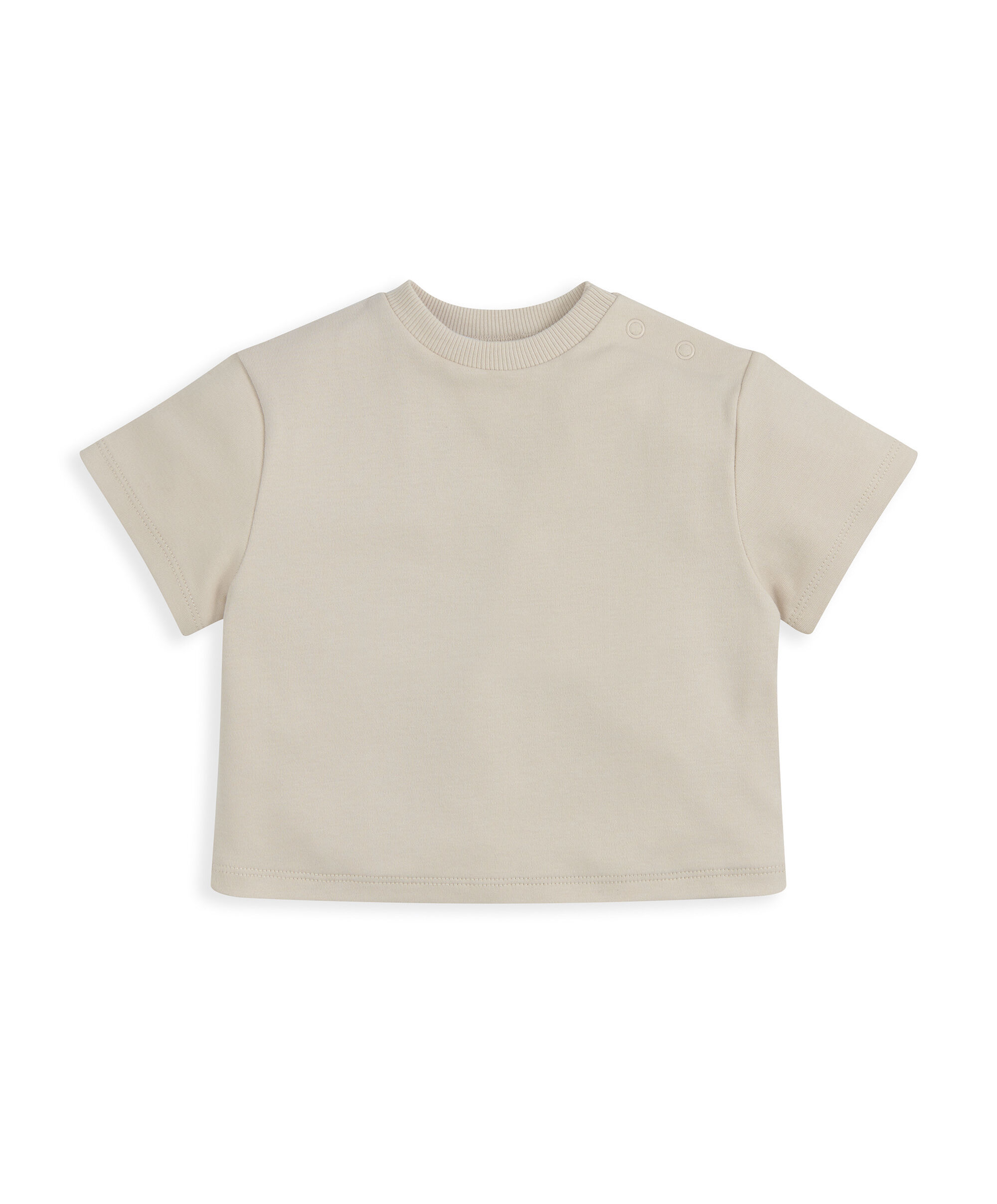 طقم قميص بنمط جاكيت دنيم وتيشيرت، قطعتين image number 4