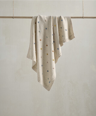 بطانية منسوجة بكرات - ألوان متعددة بطانية منسوجة بكرات - ألوان متعددة