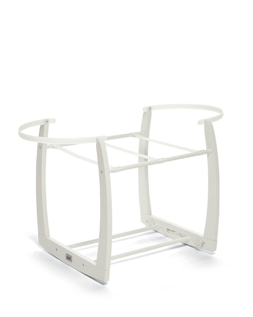 Mosses Basket Rocking Stand &ndash; White