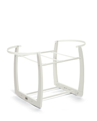 Mosses Basket Rocking Stand – White Mosses Basket Rocking Stand – White