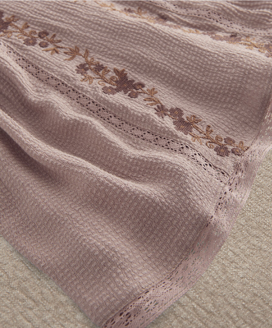 Emb Lace Trim Dress image number 3