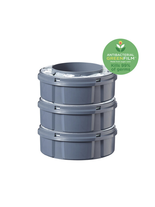 لفافات أكياس لإعادة ملء سلة التخلص من الحفاضات بتقنية Sangenic من تومي تيبي - 3 قطع لفافات أكياس لإعادة ملء سلة التخلص من الحفاضات بتقنية Sangenic من تومي تيبي - 3 قطع image number 2