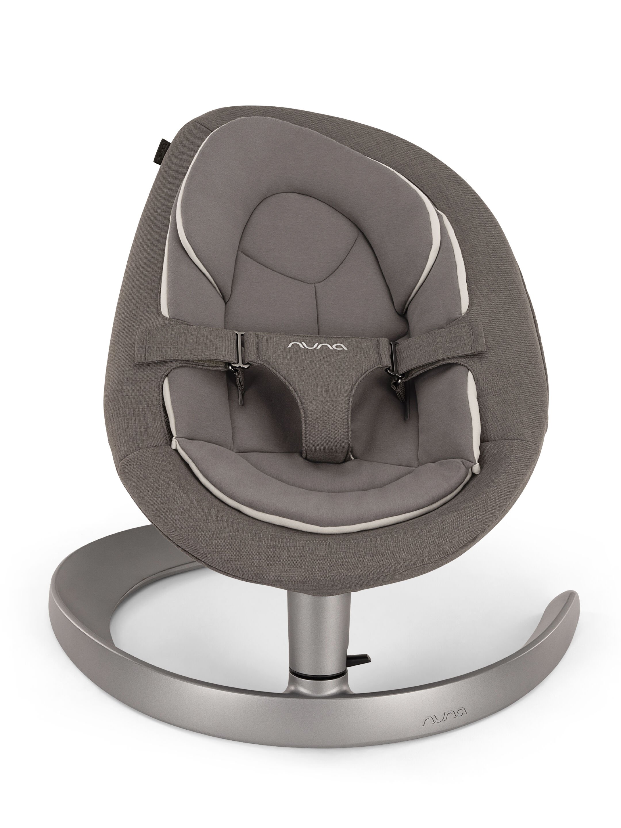 كرسي هزاز نونا ليف - رمادي بدمى image number 4