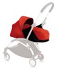 مجموعة مقعد عربة أطفال يويو لحديثي الولادة - أحمر image number 2