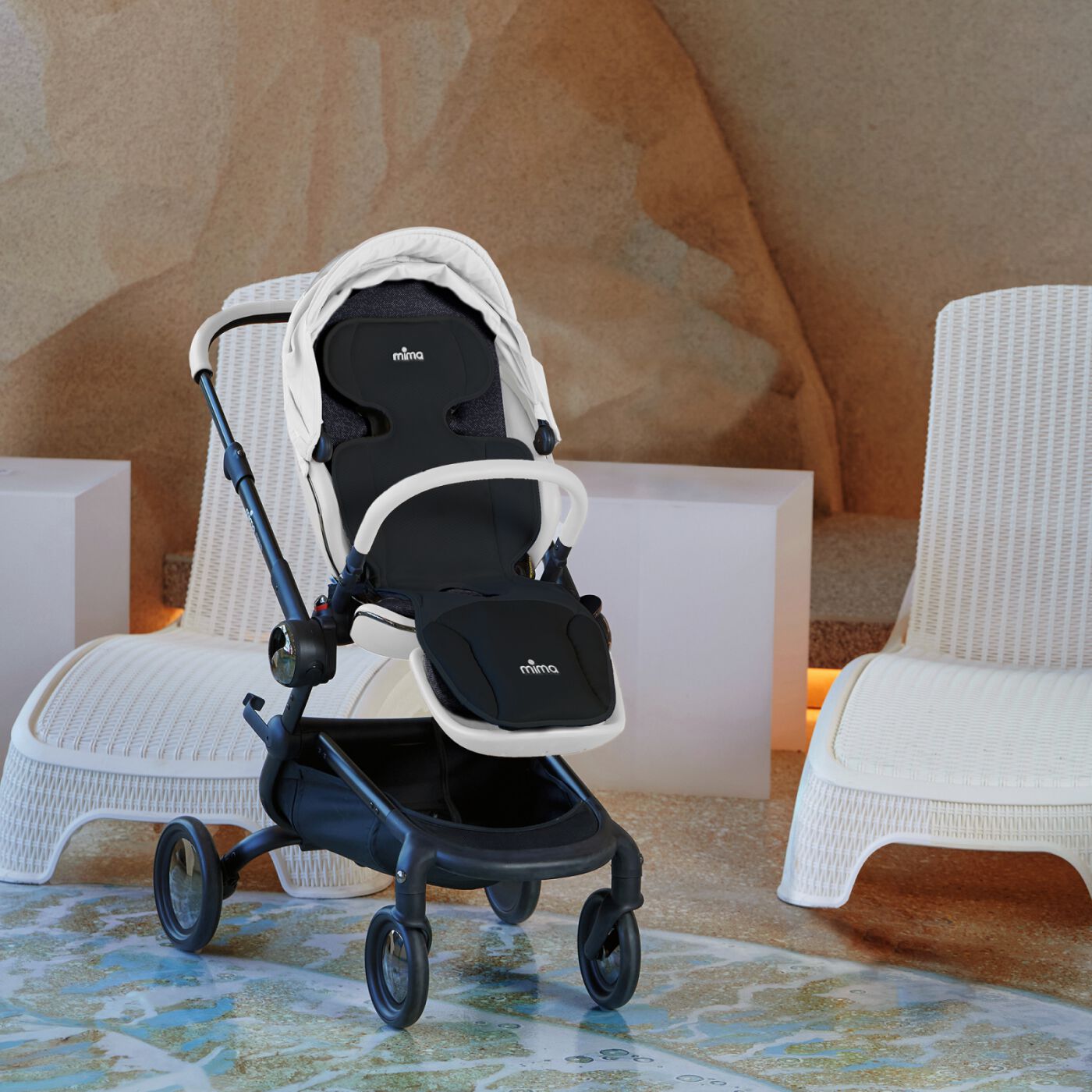 وسادة مقعد مِيما فلو بالون الأسود image number 5