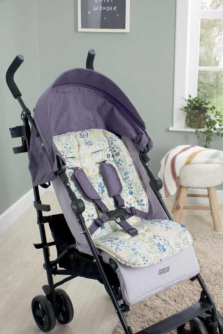 بطانة ميموري فوم المزينة بنقشة ورود image number 3