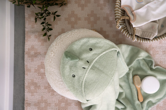 منشفة بغطاء رأس بتصميم ديناصور منشفة بغطاء رأس بتصميم ديناصور image number 2