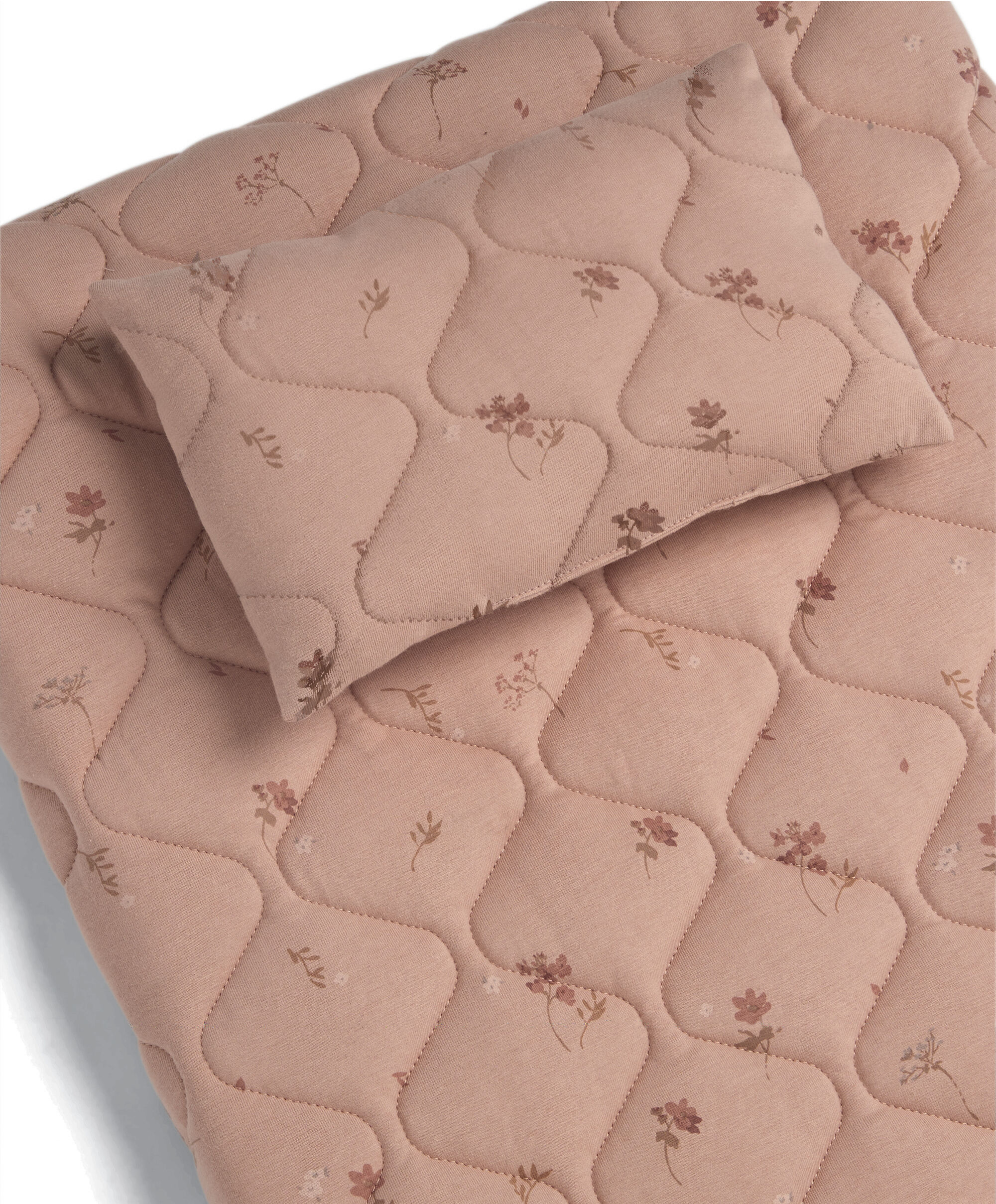 مفرش تغيير الحفاضات - بنقشة زهور image number 2