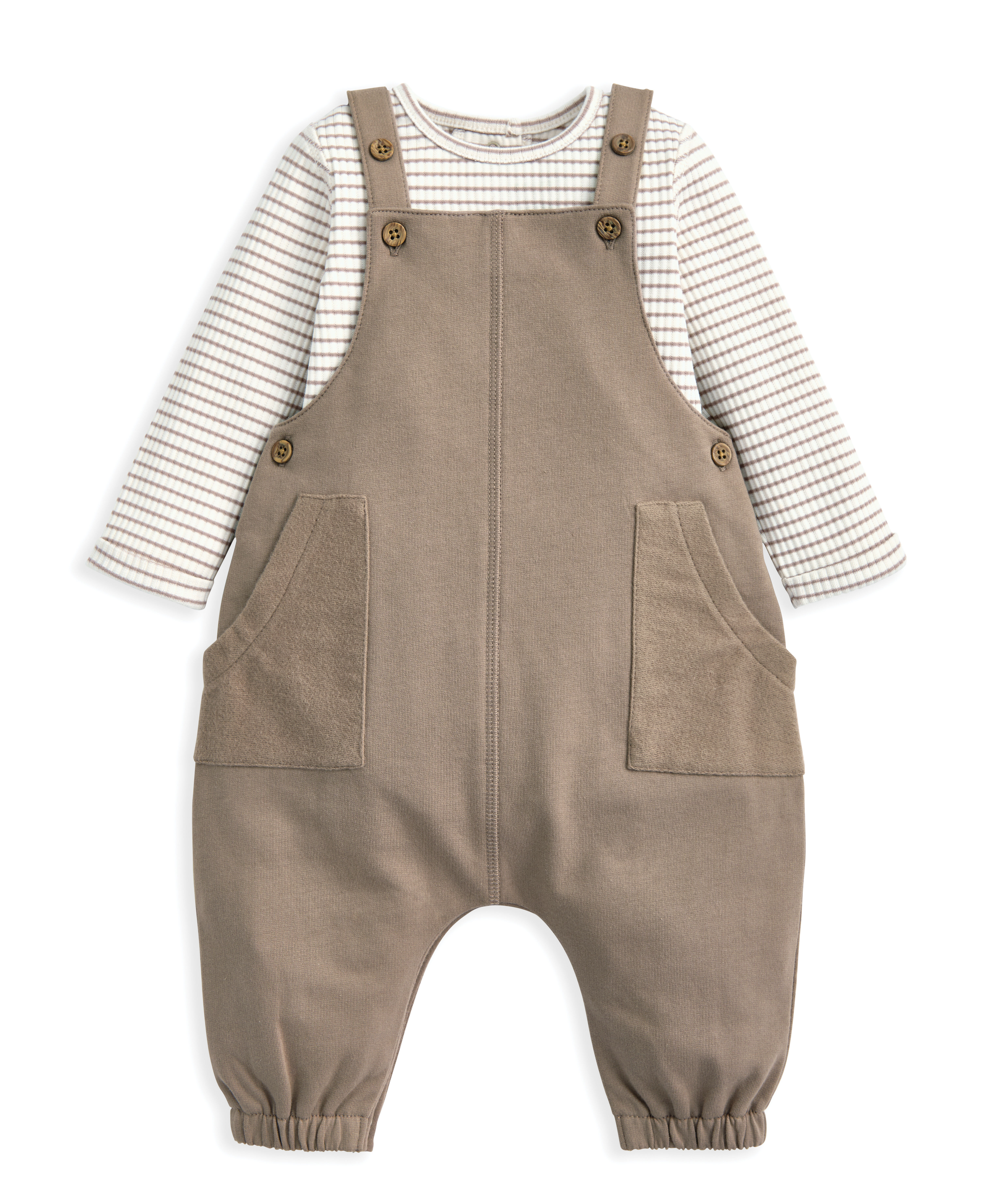 طقم دنغري وبودي سوت، قطعتين image number 2