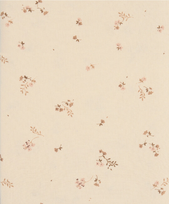 طقم شرشف مهد بحواف مطاطية من قطعتين - نقشة زهور طقم شرشف مهد بحواف مطاطية من قطعتين - نقشة زهور image number 4