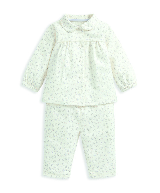 بيجاما منسوجة بنقشة زهور أقحوان بيجاما منسوجة بنقشة زهور أقحوان image number 2