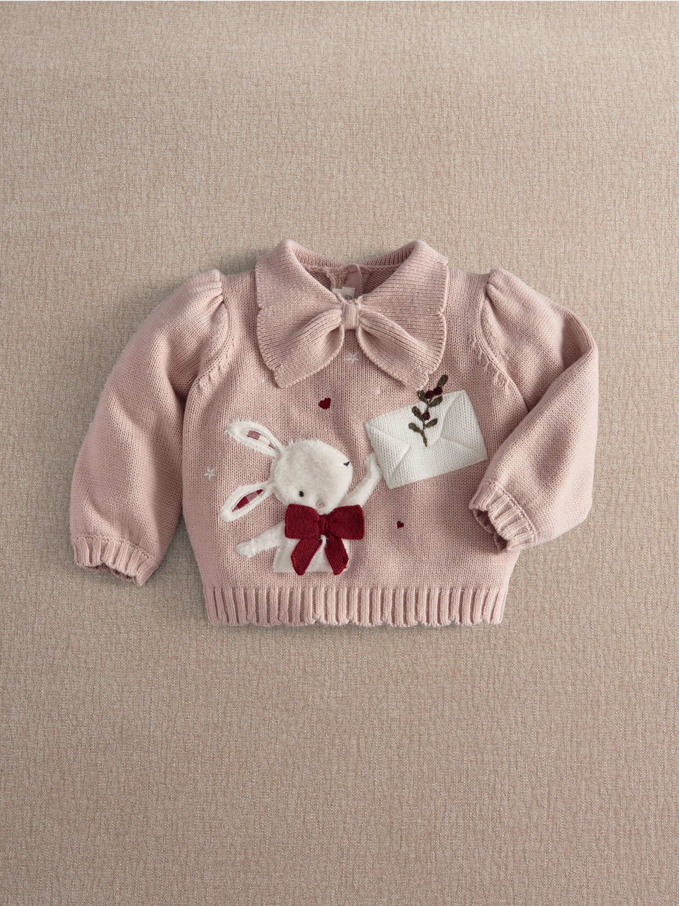 Knitted Bunny Jumper image number 1