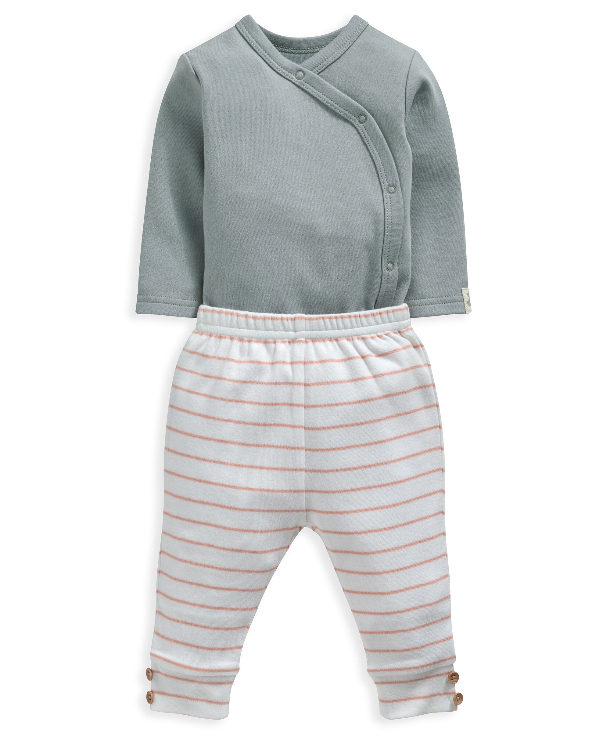 طقم لباس قطعة واحدة ولغينغز، قطعتان image number 1