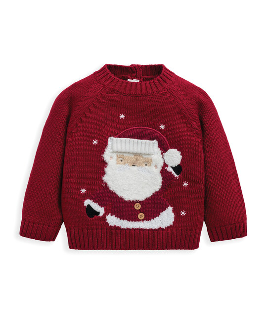 كنزة بنقشة سانتا للكريسماس كنزة بنقشة سانتا للكريسماس image number 3