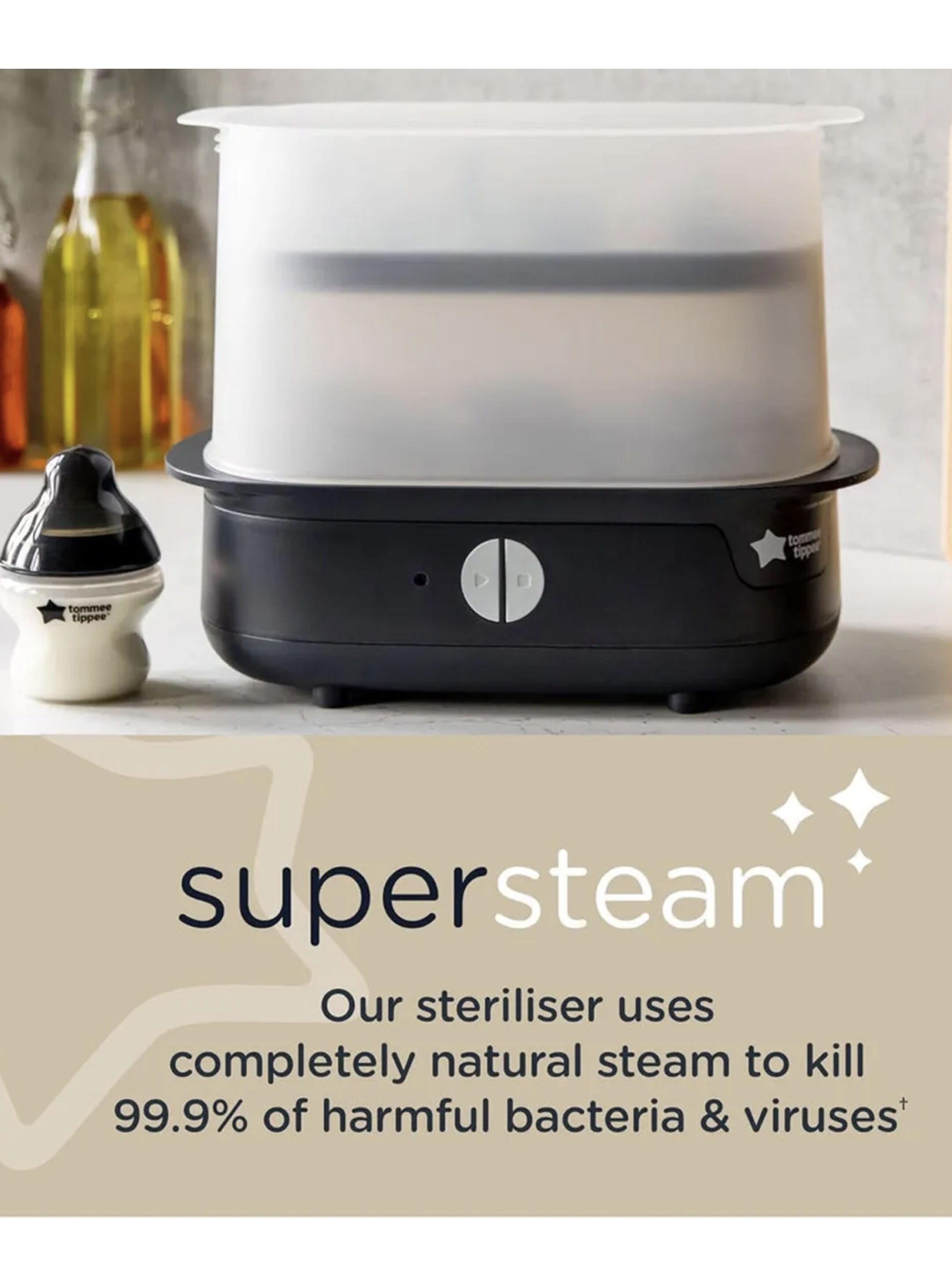 مجموعة رضاعة كاملة كلوزر تو نيتشر من تومي تيببي - أسود image number 4