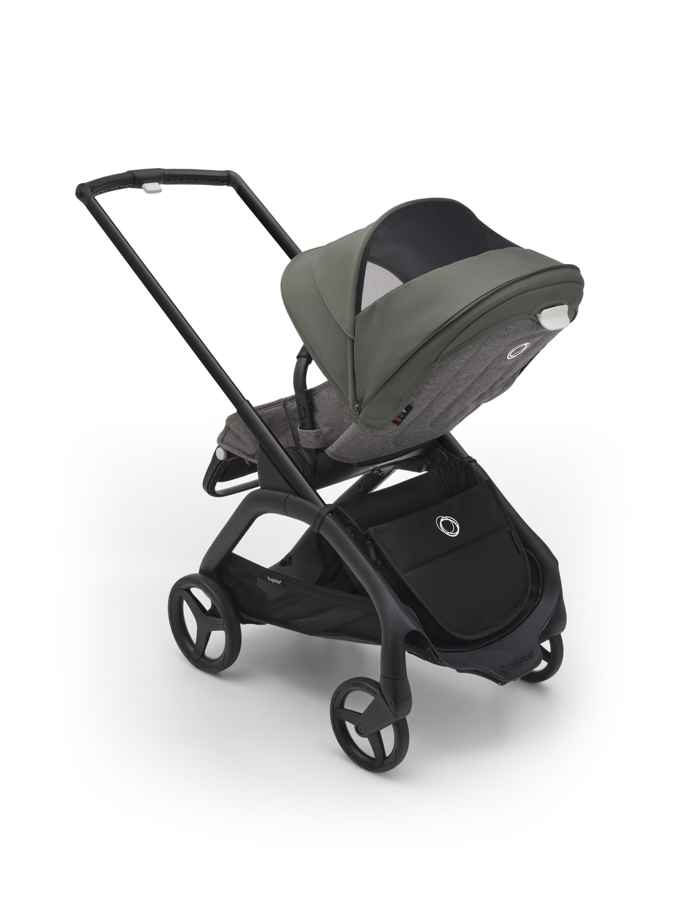 عربة أطفال دراجون فلاي متكاملة من بوقابو - أسود/ أخضر image number 3