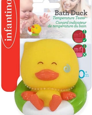 INFANTINO BATH DUCK SQUIRT & TEMPERATURE TESTER