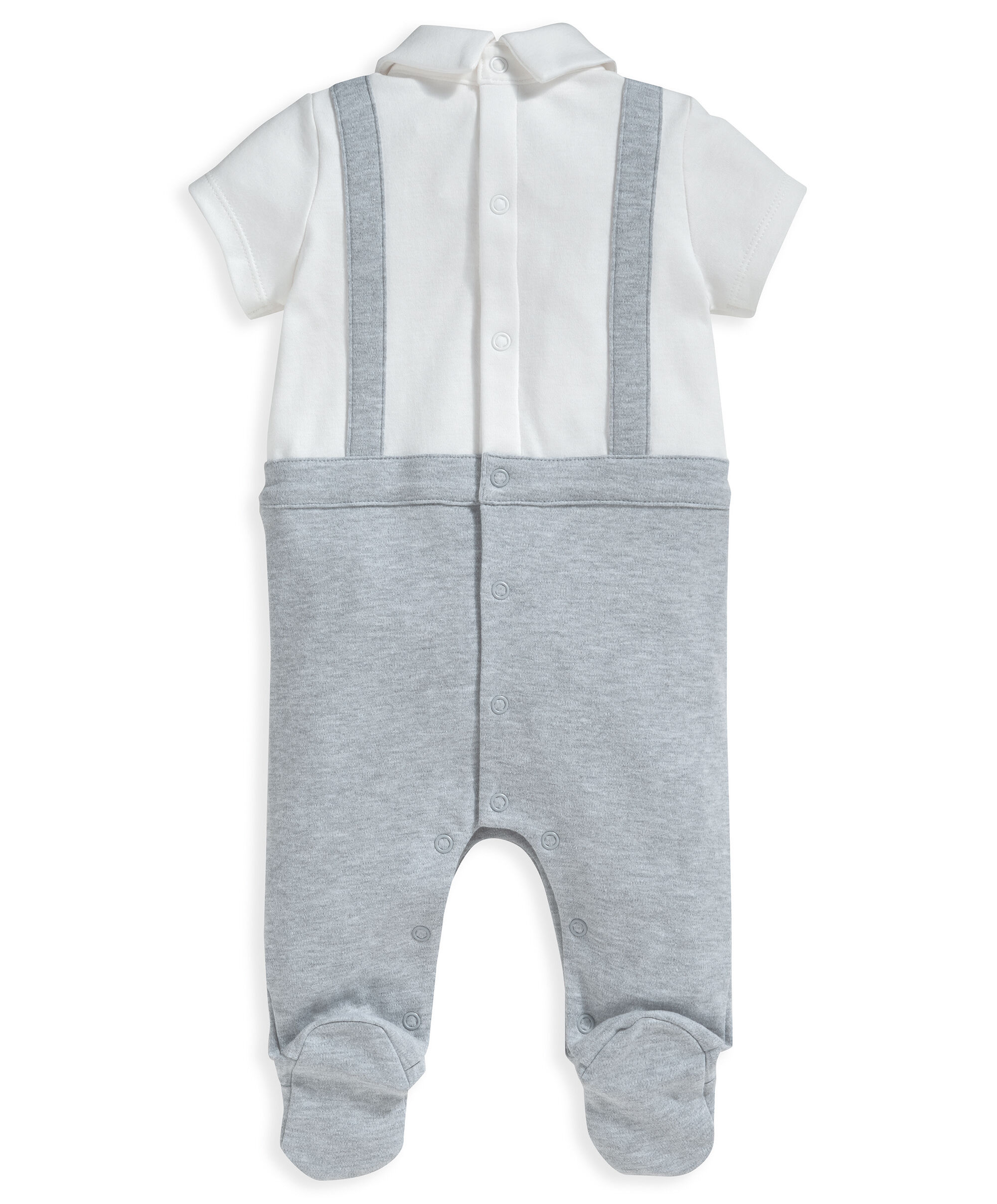 طقم الكل في واحد بحمالات للزينة - رمادي image number 3