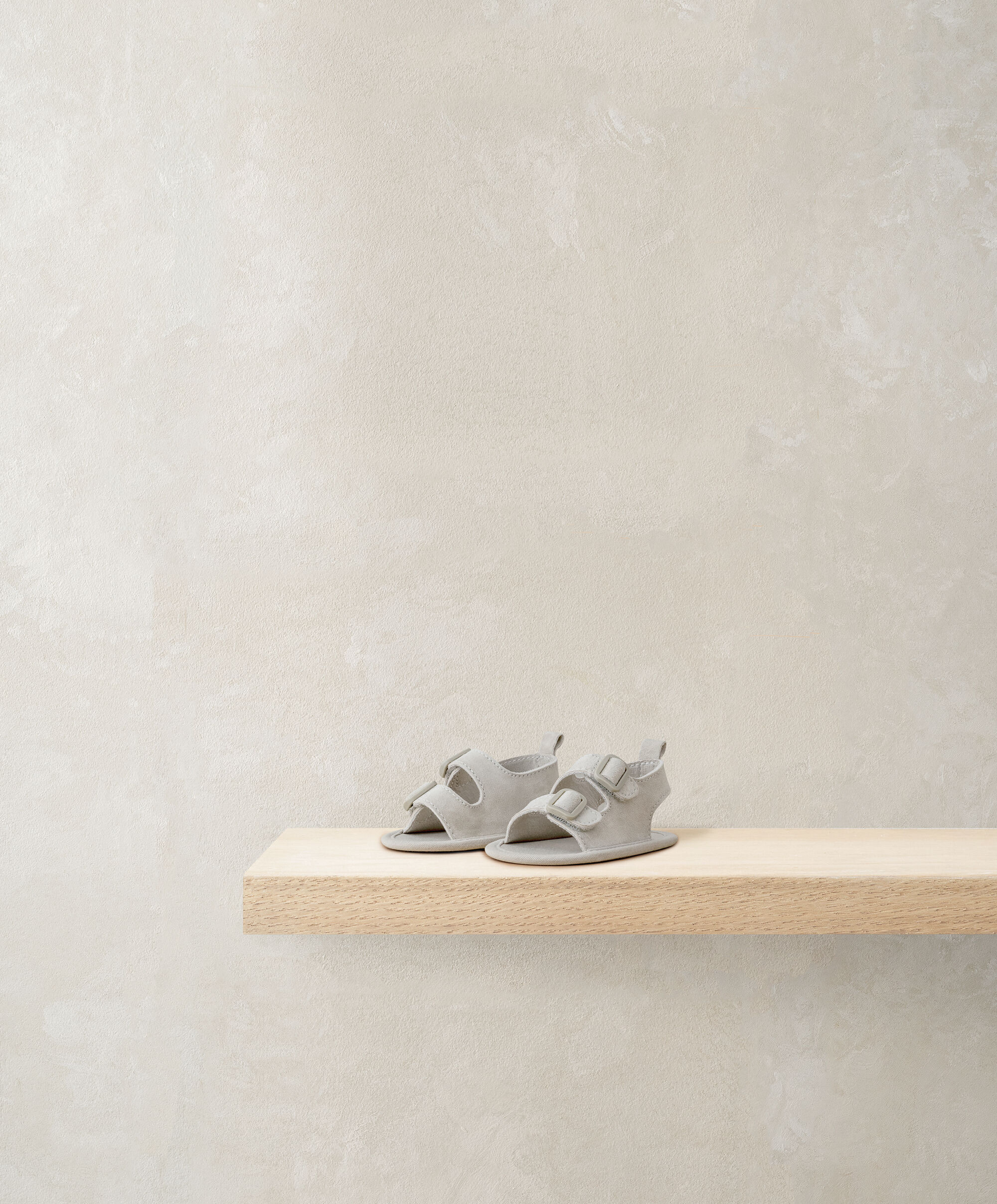 Stone Suede Sandals image number 1