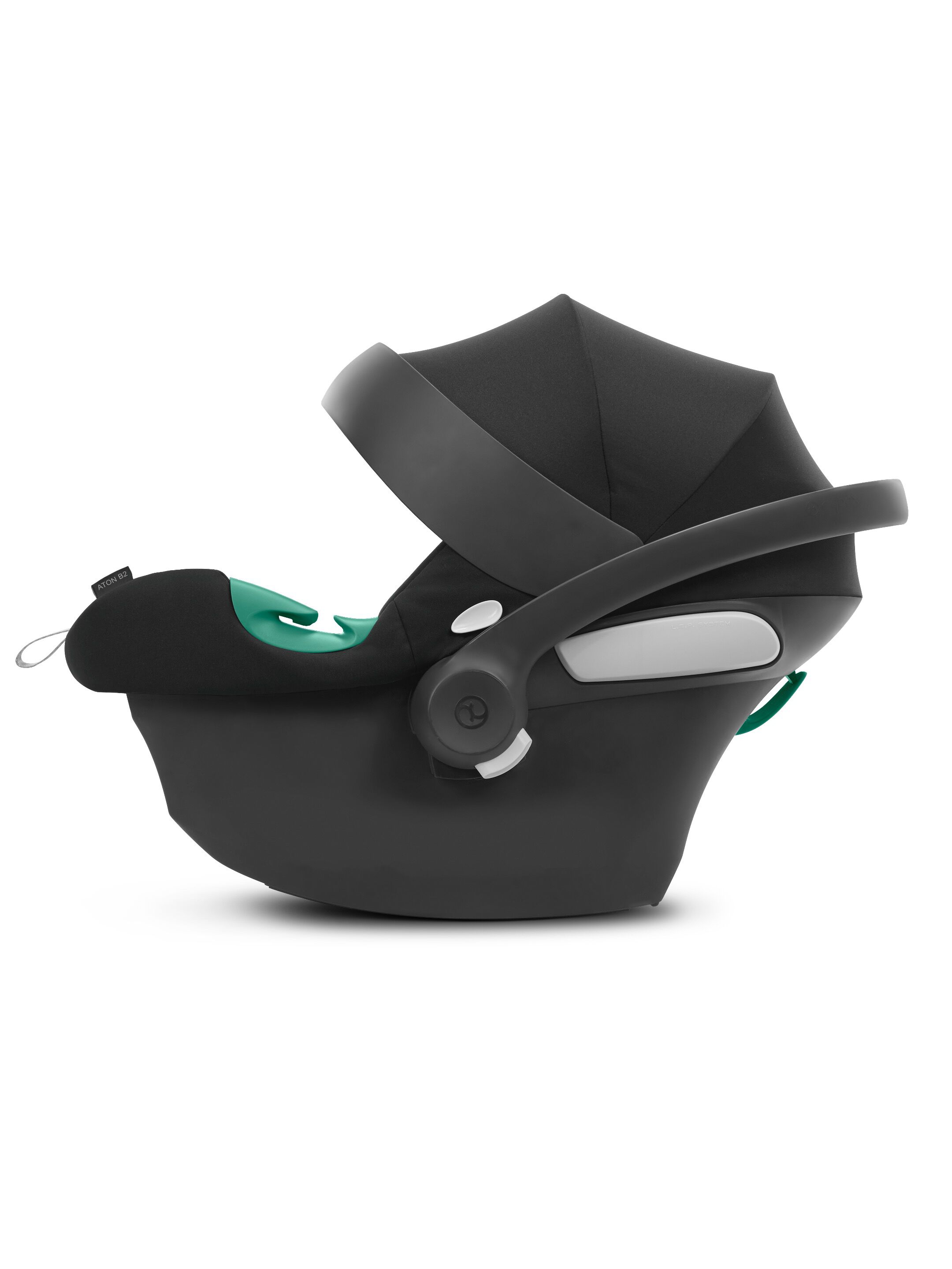 مقعد سيارة للأطفال أتون بي2 آي-سايز بلون فولكانو بلاك - سايبيكس image number 2